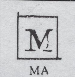 141454 1840-1841 MATCHED TRIO 1D BLACK PL.10 (SG2) X 2 AND 1D RED (SG7) LETTERED MA WITH CONSTANT VARIETIES.