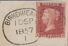 141491 1857 SMALL PIECE WITH SG40, 'BIRKENHEAD/74' SPOON (RA1).