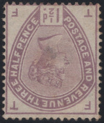 141524 1884 1½d LILAC WATERMARK INVERTED (SG188Wi) GOOD UNUSED.