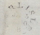 141544 1840 MAIL CARLISLE TO DARLINGTON DATED JAN 3 1840 WITH UNIFORM FOURPENNY POST HANDSTAMP '4' OF CARLISLE.