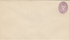 141548 1876 HERTFORD COLLEGE ½d MAUVE EMBOSSED ENVELOPE GOOD UNUSED.