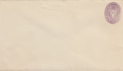 141549 1876 HERTFORD COLLEGE ½d MAUVE EMBOSSED ENVELOPE GOOD UNUSED.