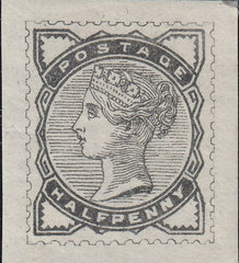 141558 1883-4 LILAC AND GREEN PROPOSED DESIGNS BY DE LA RUE, FOURTH SCHEME.