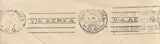 141562 1932 AIRMAIL LONDON TO ARGENTINA VIA PARIS AND DAKAR WITH KGV 6D (SG426a) AND  SEAHORSES 2/6 (SG415a) AND  5S (SG416)/