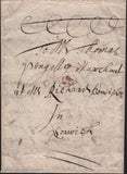 141682 1662 MAIL FROM YARMOUTH TO THOMAS PENGELLY, NORWICH WITH PENGELLY MANUSCRIPT BISHOP MARK '19/4'.