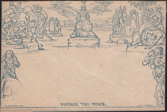 141688 1840 2D MULREADY ENVELOPE, VERY FINE UNUSED.