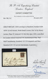141693 1853 MAIL LONDON TO STAMFORD WITH HENRY ARCHER 1D EXPERIMENTAL PERFORATION PL.97 (SG16b)(PD).