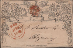 141699 1840 1D MULREADY FRONT HAY ON WYE, BRECON TO ABERGAVENNY.