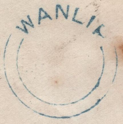 141738 1855 MAIL WANLIP, LEICS TO COTESBACH, LEICS WITH 1D (SG17) AND 'WANLIP' UDC.