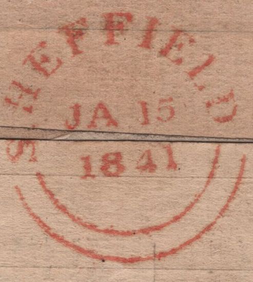 141741 1841 1D MULREADY WRAPPER 'A CUDDY' MULTIPLE ADVERT (MA5q) GOOD USED SHEFFIELD TO LEEDS.