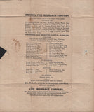 141742 1841 1D MULREADY ADVERT 'IMPERIAL FIRE INSURANCE COMPANY' (MA130a) GOOD TO FINE USED FROM CHELTENHAM TO LANCASTER.