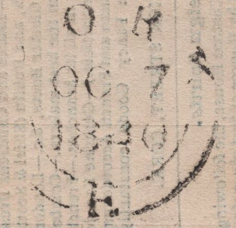 141760 1840 1D MULREADY ADVERT 'PURCELL AND SON'S POSTAGE ADVERTISER' (MA22b) FINE USED WITHIN IRELAND FROM CORK TO MALLOW.