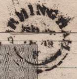 141762 1843 1D MULREADY WRAPPER 'ATLAS ASSURANCE COMPANY' ADVERT (MA103k) FINE USED WOLVERHAMPTON TO BIRMINGHAM.