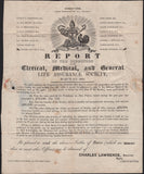 141768 1841 1D MULREADY ADVERT 'CLERICAL MEDICAL AND GENERAL LIFE ASSURANCE SOCIETY' AT LOWER RIGHT 'CHARLES LAWRENCE, SOLICITOR, AGENT, CIRENCESTER' (SPEC MA112h).