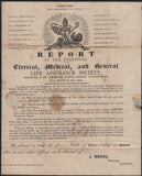 141769 1841 1D MULREADY ADVERT 'CLERICAL MEDICAL AND GENERAL LIFE ASSURANCE SOCIETY' BAGSHOT TO SWALLOWFIELD, BERKS WITH 'J. MEARS, SOLICITOR, BAGSHOT' (SPEC MA113u).