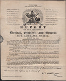 141772 1841 1D MULREADY ADVERT 'CLERICAL, MEDICAL AND GENERAL LIFE ASSURANCE SOCIETY' TORQUAY TO BRISTOL WITH 'R. T. WYATT, CHEMIST, AGENT, TORQUAY' AT LOWER RIGHT (SPEC MA112o).