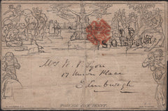 141773 1841 1D MULREADY 'EDINBURGH ENVELOPE ADVERTISER' 'No.IV NOVEMBER 4 1840' (SPEC MA7u).