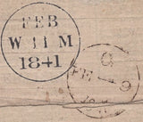 141773 1841 1D MULREADY 'EDINBURGH ENVELOPE ADVERTISER' 'No.IV NOVEMBER 4 1840' (SPEC MA7u).