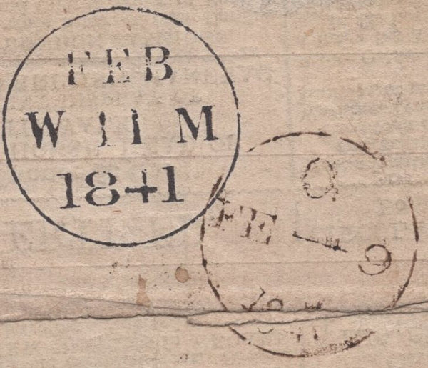 141773 1841 1D MULREADY 'EDINBURGH ENVELOPE ADVERTISER' 'No.IV NOVEMBER 4 1840' (SPEC MA7u).