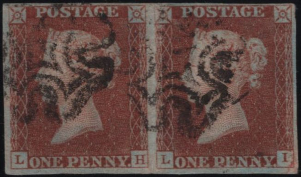 141822 1841 1D RED PL.2 (SG7) HORIZONTAL PAIR LH/LI.