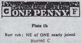 141830 1840-41 MATCHED TRIO 1D BLACKS PL.1A (SG3), PL.1B (SG2) AND PENNY RED PL.1C (SG7/SPEC AS8) LETTERED CF.