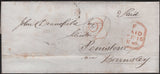 141851 1831-1849 UNUSUAL COLLECTION 19 COVERS SHOWING 'POSTMASTERS PERK' (ADDITIONAL CHARGE) FOR DELIVERING COVERS LOCALLY WITHIN THE PENISTONE AREA OF SOUTH YORKS.