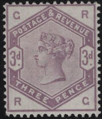141866 1884 3D LILAC (SG191) GOOD UNMOUNTED O.G.