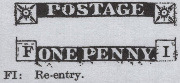 141907 1845 1D PL.58 (SG8)(FI MAJOR RE-ENTRY SPEC BS47a) GOOD USED.