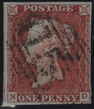 141918 1845 1D PL.54 (SG8)(ND 'E' FLAW SPEC BS43f) FINE USED.