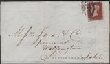 141923 1845 MAIL GLOUCESTER TO WELLINGTON, SOMS 1D PL.50 (SG8)(AK).