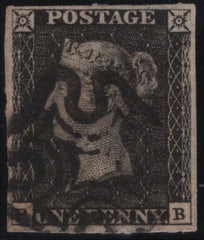 141931 1840-41 MATCHED TRIO 1D GREY-BLACKS PL.5 (SG3) IN STATE ONE (AS26) AND STATE TWO (AS28), ALSO 1D RED STATE THREE NON-COINCIDENT RE-ENTRY (SG7 SPEC AS32b) LETTERED PB.