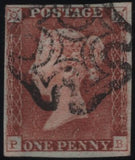 141931 1840-41 MATCHED TRIO 1D GREY-BLACKS PL.5 (SG3) IN STATE ONE (AS26) AND STATE TWO (AS28), ALSO 1D RED STATE THREE NON-COINCIDENT RE-ENTRY (SG7 SPEC AS32b) LETTERED PB.