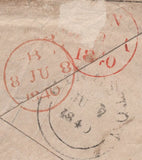 141959 1840 1D MULREADY THAMES DITTON, SURREY TO ELLON, ABERDEEN WITH 'Thames Ditton/Penny Post' HAND STAMP (SY615).
