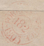 141972 1803 MAIL LONDON TO FRANCE WITH 'May Fair' BOXED RECEIVERS HAND STAMP.