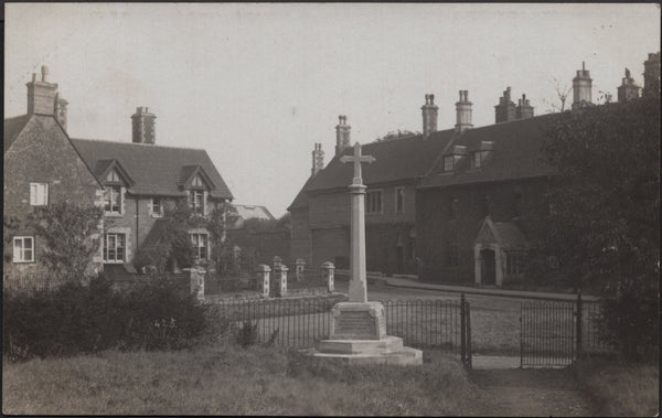 141977 1923 POST CARD BRANSTON, RUTLAND TO LEICESTER WITH 'BRANSTON/RUTLAND' DATE STAMP.