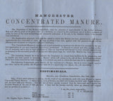 141978 1852 MAIL SPALDING TO STAMFORD 1D (SG8) FINE PRINTED CONTENT.