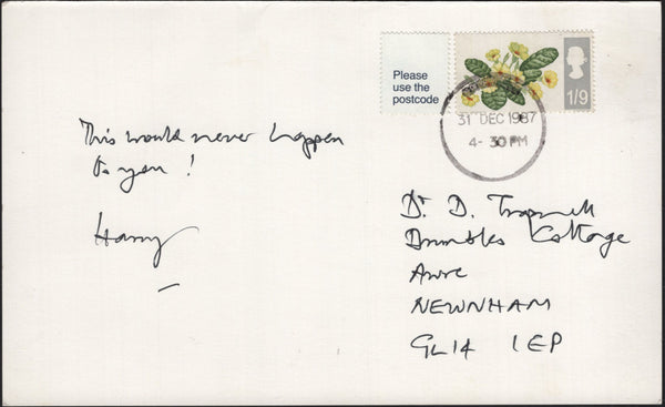 141980 1967-1987 FOUR 'CRAZY COVERS' EX DAVID TRAPNELL TO TEST POSTAL AUTHORITIES.
