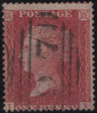 141981 1858 DIE 2 1D ROSE-RED WHITE PAPER ISSUE PERFORATION 16 (SG36) GROUP OF 23 ITEMS, 12 DIFFERENT PLATES INCLUDING PL.52 ON COVER.