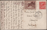 141982 1915 'ST DUNSTAN'S' CHARITY LABELS, SMALL GROUP OF MINT BLOCKS AND THREE EXAMPLES ON POST CARDS.