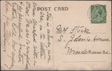 141983 1917 POST CARD TYNEHAM, A 'LOST VILLAGE' IN DORSET TO WINDERMERE WITH 'TYNEHAM' DATE STAMP.