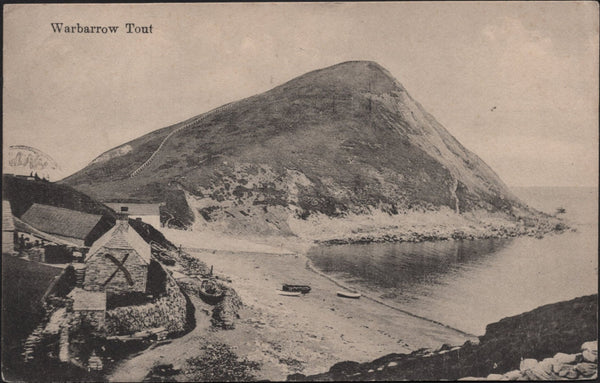141983 1917 POST CARD TYNEHAM, A 'LOST VILLAGE' IN DORSET TO WINDERMERE WITH 'TYNEHAM' DATE STAMP.