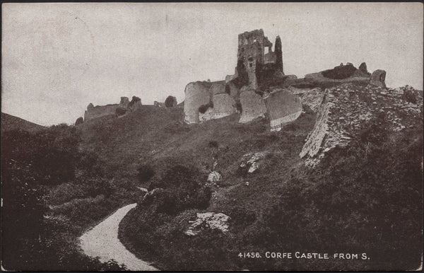 141985 1918 POST CARD TYNEHAM, A 'LOST VILLAGE' IN DORSET TO LONDON WITH 'TYNEHAM' DATE STAMP.
