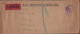 141989 1920 'WAR PENSIONS COMMITTEE' MAIL SENT 'EXPRESS' WITHIN SHERBORNE.