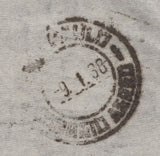 142028 1938 AIR MAIL LONDON TO BRAZIL WITH SET OF THREE RE-ENGRAVED SEAHORSES (SG450-452).