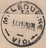 142029 1931 AIR MAIL LEEDS TO MELBOURNE, AUSTRALIA WITH SEAHORSE 5S (SG416) 'ABEL TASMAN' CACHET.