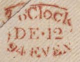 142035 1794 MAIL USED IN LONDON WITH 'WATLING/ST. 3' RECEIVERS HANDSTAMP IN BLACK. (L420).
