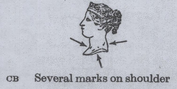 142077 1858 DIE 2 1D PL.58 PERFORATION 16 (SG36) FINE TO VERY FINE MINT BLOCK OF FOUR.