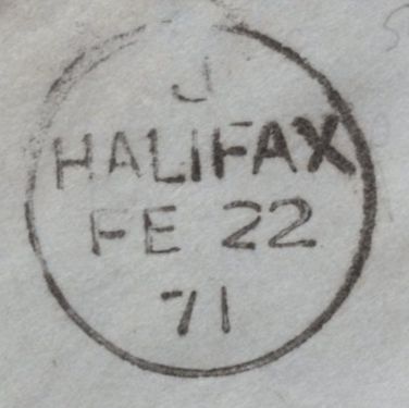 142098 1871 MAIL YORK TO HALIFAX 1D PL.133 (SG43) 'YORK/930' SPOON SECOND RE-CUT (RA138)..