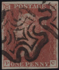 142132 1843 1D PL.32 (SG8)(PC) FINE USED.
