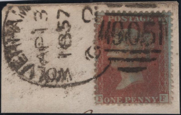 142152 1857 PIECE 1D (SG29) 'WOLVERHAMPTON/905' SPOON TYPE B (RA126).